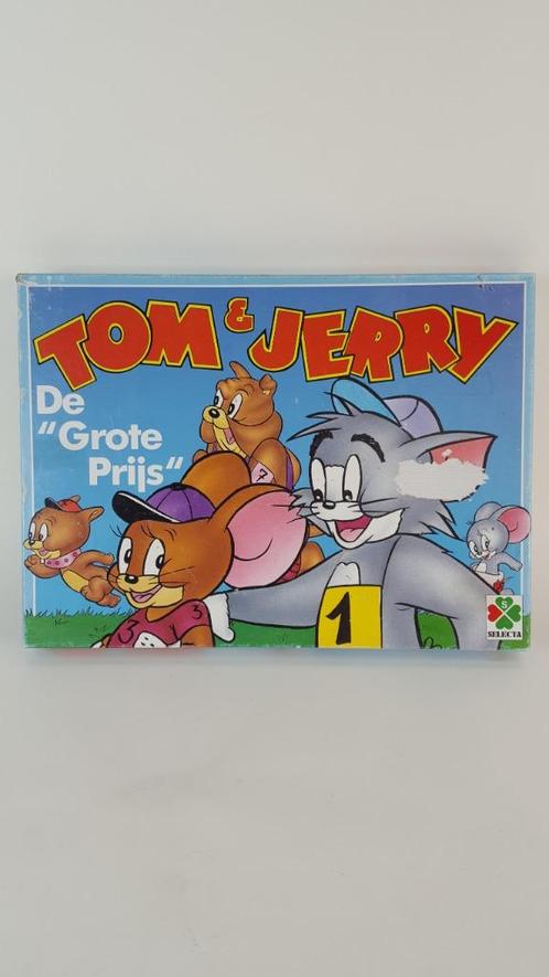 Vintage Tom en Jerry, De Grote Prijs Spel. Selecta 1989. 1A3, Hobby en Vrije tijd, Gezelschapsspellen | Bordspellen, Gebruikt
