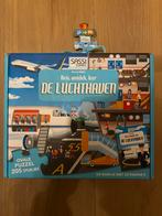 Te koop: mooie puzzel De Luchthaven van Sassi Science., Ophalen of Verzenden, Meer dan 50 stukjes, Zo goed als nieuw, 6 jaar of ouder
