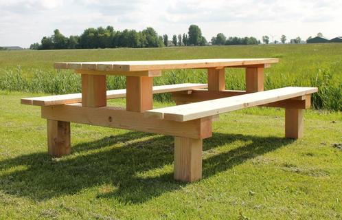 Picknicktafel GRUTSK, Tuin en Terras, Picknicktafels, Nieuw, Rechthoekig, Hout, Ophalen