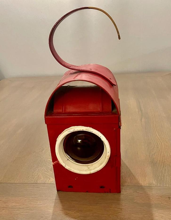 ANTIEKE Chalwyn SEINLAMP / SPOORWEGEN + brander- WD014, Verzamelen, Spoorwegen en Tramwegen, Gebruikt, Trein, Overige typen, Ophalen of Verzenden
