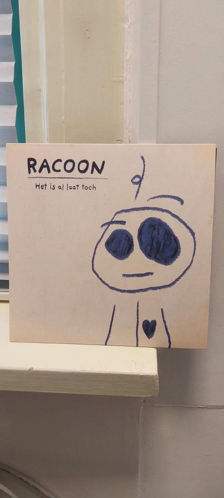 Vinyl single Racoon ' Het is al laat toch, Cd's en Dvd's, Vinyl Singles, Nieuw in verpakking, Single, Nederlandstalig, 7 inch