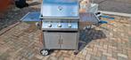 Cadac patio living 3 branders en 1 brander voor pan. Rvs, Tuin en Terras, Gasbarbecues, Ophalen, Gebruikt