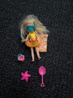 Barbie setje met snorkel, handdoek en accessoires, Ophalen, Zo goed als nieuw, Barbie