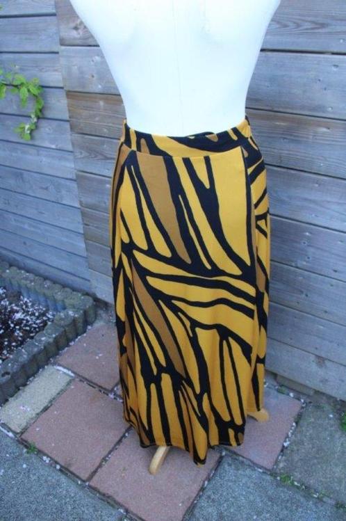 Rok oker/ zwart Mart Visser mt 34 lang Vaste prijs, Kleding | Dames, Rokken, Zo goed als nieuw, Maat 34 (XS) of kleiner, Zwart