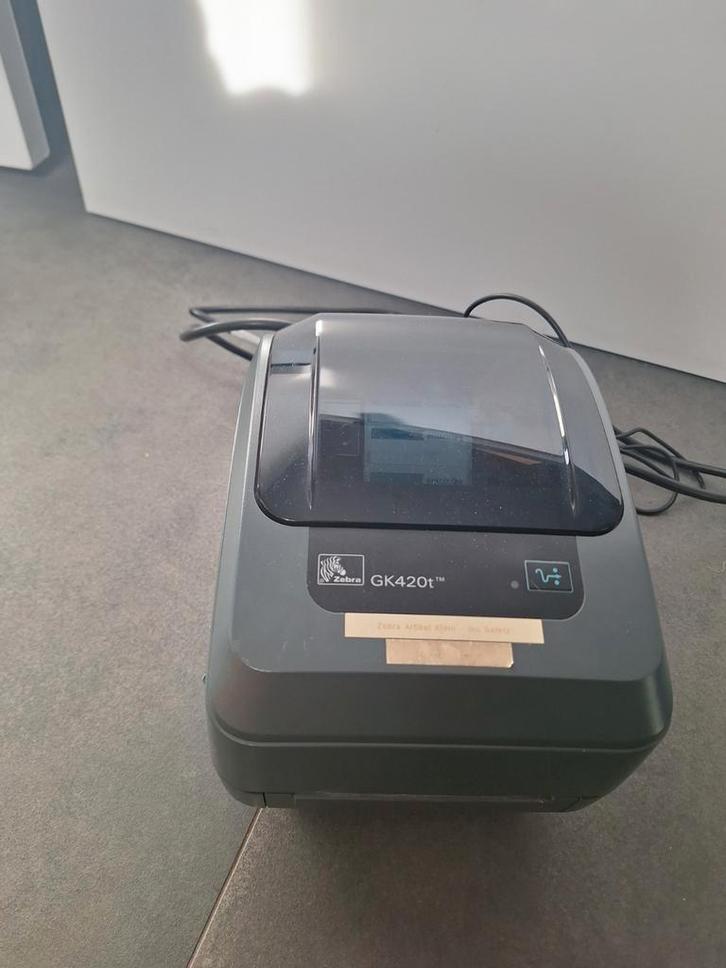 Zebra GK420t Labelprinter - Perfect voor verzending!, Computers en Software, Printers, Gebruikt, Printer, Thermo-printer, Zwart-en-wit printen