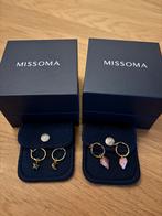 Missoma Oorbellen 2 sets, Ophalen of Verzenden, Zo goed als nieuw, Roze, Overige materialen