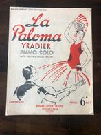 Muziek van La Paloma van S Yradier voor Piano Viool en Cello, Muziek en Instrumenten, Piano, Ophalen of Verzenden, Zo goed als nieuw
