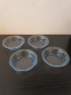 Schaaltjes/kommetjes gekleurd glas blauw, Huis en Inrichting, Woonaccessoires | Kandelaars en Kaarsen, Ophalen of Verzenden, Blauw