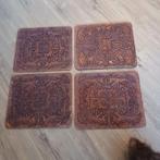 Lederen   evt wanddecoratie   zijn bovenbkaden van tafeltjes, Ophalen of Verzenden