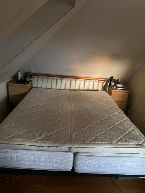 Auping matrassen (inclusief verstelbare spiraal bed bodem), Huis en Inrichting, Slaapkamer | Boxsprings, Gebruikt, 90 cm, 210 cm