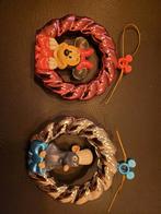 Ah disney kerstkrans, Verzamelen, Ophalen of Verzenden, Winnie de Poeh of vrienden, Zo goed als nieuw, Beeldje of Figuurtje