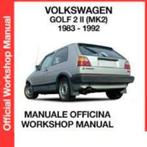 Volkswagen Jetta/Golf 1985-1992 Workshop manual op DVD PDF, Verzenden