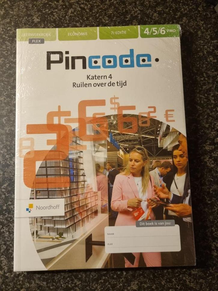 Economie Pincode 456Vwo set Leerwerkboek flex 9789001754440, Boeken, Schoolboeken, Nieuw, Economie, VWO, Ophalen of Verzenden