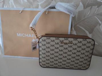 NIEUWE MICHAEL KORS CROSSBODY BAG in zomerse bruintintjes beschikbaar voor biedingen