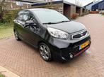 Kia Picanto Sportsline 1.2 Cvvt 5-DRS 2015 Zwart, Voorwielaandrijving, 4 cilinders, 840 kg, Leder en Stof