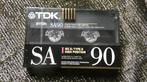 1x TDK SA 90 –Cassette- 90min. 1990.NIEUW-in folie! ad.12, Ophalen, Overige genres, 1 bandje, Nieuw in verpakking