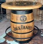 JACK DANIELS WIJNVAT STATAFEL met massief eiken blad, Ophalen of Verzenden, Nieuw, Gebruiksvoorwerp