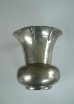 antiek tin tinnen art deco vaas Depoorter, Antiek en Kunst, Antiek | Tin, Ophalen of Verzenden