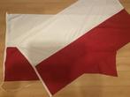 Poolse vlag 150 x 90, Gebruikt, Ophalen of Verzenden