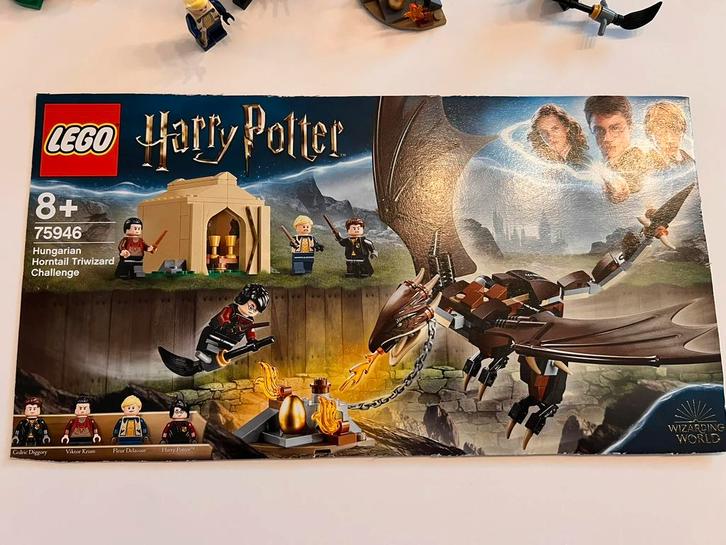 Lego 75946 Harry Potter Hoornstaart tovertoernooi compleet, Kinderen en Baby's, Speelgoed | Duplo en Lego, Zo goed als nieuw, Lego