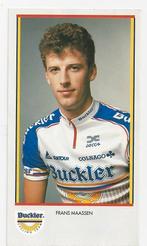 WIELRENNEN, FRAN MAASSEN, persoonlijke folder 2x, Ophalen of Verzenden, Nieuw, Buitenlandse clubs, Poster, Plaatje of Sticker