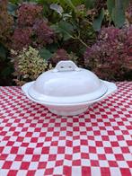 Nette schaal met deksel, Maastricht, Antiek en Kunst, Antiek | Servies los, Ophalen of Verzenden