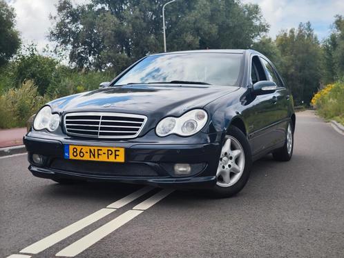 Mercedes-Benz C-Klasse 1.8 C180 Kompr Sedan 2003 Zwart, Auto's, Mercedes-Benz, Particulier, C-Klasse, ABS, Airbags, Airconditioning