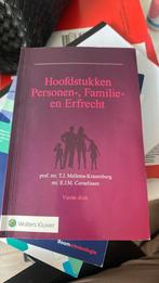 Hoofdstukken Personen-, Familie- en Erfrecht, Ophalen of Verzenden, Zo goed als nieuw, Sociale wetenschap