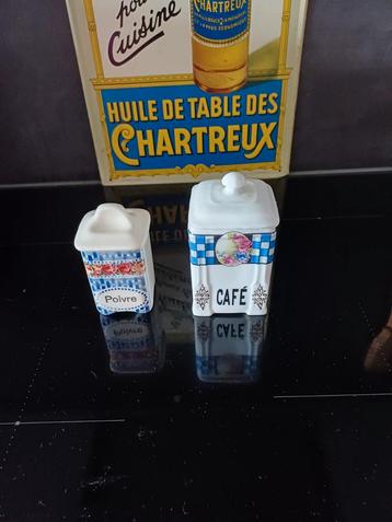 Brocante voorraadpotjes Victoria Cafe & Ditmar Urbach poivre beschikbaar voor biedingen