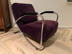 Breunlin 'Vis' Fauteuil - Anton Lorenz - Jaren 30, Ophalen, Minder dan 75 cm, Nieuw, Metaal