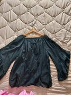 Zwarte blouse maatloos, Ophalen of Verzenden, Zo goed als nieuw, Zwart
