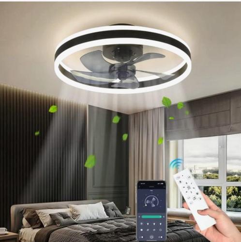 Plafondventilator met lamp, Huis en Inrichting, Lampen | Plafondlampen, Nieuw, Kunststof, Ophalen of Verzenden