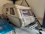 Kip de Luxe compl gerenoveerd!! Incl voortent en uitbouw, Caravans en Kamperen, Caravans, Ringverwarming, 90 kg, Standaardzit