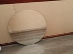 Spiegel met gebruikerssporen, rond 58 cm, Ophalen, Gebruikt, Rond, Minder dan 100 cm