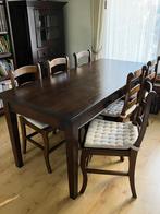 Mooie meubelset: boekenkast, servieskast en tafel, Ophalen, Zo goed als nieuw