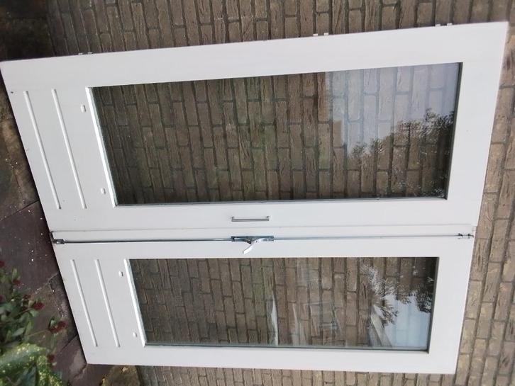 Openslaande deuren hardhout merbau Br164x  H198x D4 cm, Doe-het-zelf en Verbouw, Deuren en Horren, Gebruikt, Buitendeur, Minder dan 200 cm