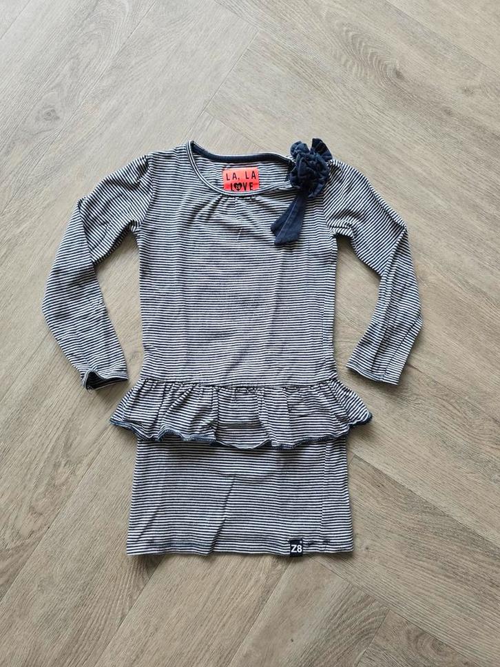 Z8 jurk streepjes maat 104/110 nette staat!, Kinderen en Baby's, Kinderkleding | Maat 110, Gebruikt, Meisje, Jurk of Rok, Ophalen of Verzenden