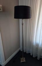Zilverkleurige vloerlamp, Ophalen of Verzenden, Gebruikt, Metaal, 150 tot 200 cm