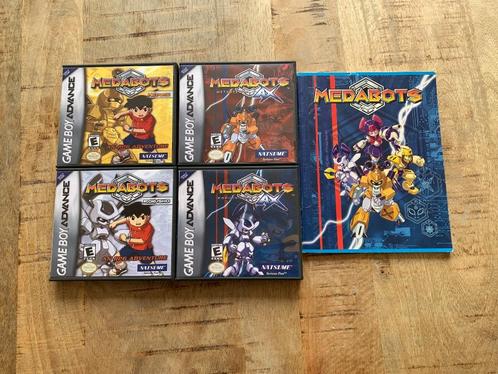 Gameboy Advance Games Medabots Metabee & Rokusho AX, Spelcomputers en Games, Games | Nintendo Game Boy, Zo goed als nieuw, Role Playing Game (Rpg)