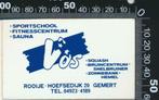 Sticker: Vos - Sportschool Fitnesscentrum Sauna - Gemert, Verzamelen, Stickers, Ophalen of Verzenden, Zo goed als nieuw, Sport