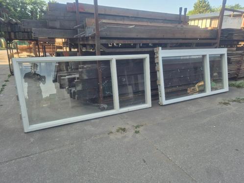 Raamkozijn - Raam - Vast glas, Doe-het-zelf en Verbouw, Kozijnen en Schuifpuien, Gebruikt, Raamkozijn, Hout, 75 tot 150 cm, 150 tot 225 cm