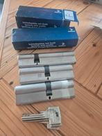 3 cilindersloten Pfaffenhain, Ophalen of Verzenden, Gebruikt, Overige materialen, Slot