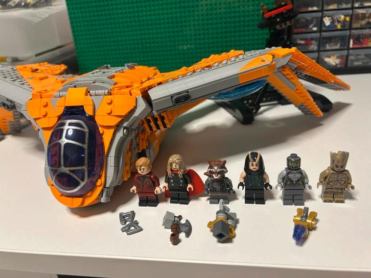 Lego 76193 The Guardians' Ship - Compleet!, Kinderen en Baby's, Speelgoed | Duplo en Lego, Zo goed als nieuw, Lego, Complete set