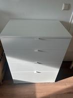 MALM Ladekast met 4 lades, wit, 80x100 cm, Huis en Inrichting, Kasten | Ladekasten, Ophalen, 50 tot 100 cm, Zo goed als nieuw