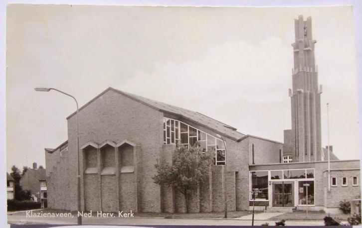 ansichtkaart Drenthe e/o nr. 52 - Klazienaveen, Verzamelen, Ansichtkaarten | Nederland, Ongelopen, Drenthe, Ophalen of Verzenden