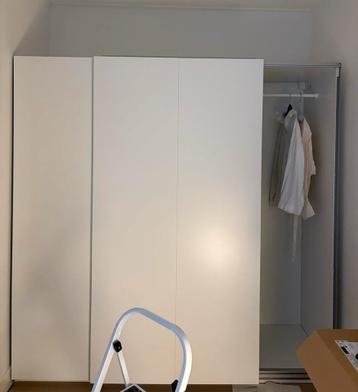Ikea Pax kledingkast wit 200x66x201 cm - afbeelding 2