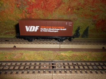 Märklin 4455 container draag wagon met container OERLIKON beschikbaar voor biedingen