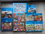 10 Gibsons puzzels 1000 stukjes (Ook los te koop), Ophalen of Verzenden, 500 t/m 1500 stukjes, Zo goed als nieuw, Legpuzzel