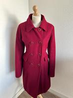 King Louie maat L donkerrode midi winter jas 2712, Maat 42/44 (L), Ophalen of Verzenden, Zo goed als nieuw, King Louie