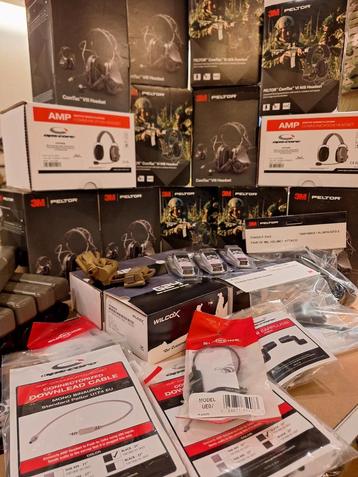 Tactical gear, peltor, ops core, wilcox, s&s, surefire beschikbaar voor biedingen